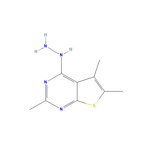 (2,5,6-trimethylthieno[2,3-d]pyrimidin-4-yl)hydrazine (CAS: 77995-55-2) - Related Chemical Product