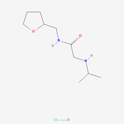 N-(oxolan-2-ylmethyl)-2-(propan-2-ylamino)acetamide;hydrochloride (CAS: 1183267-97-1) - Related Chemical Product