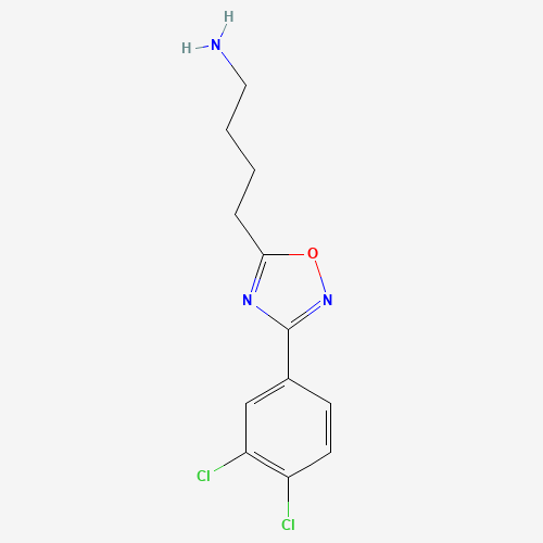 4-[3-(3,4-dichlorophenyl)-1,2,4-oxadiazol-5-yl]butan-1-amine (CAS: 1429217-25-3) - Related Chemical Product