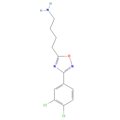 4-[3-(3,4-dichlorophenyl)-1,2,4-oxadiazol-5-yl]butan-1-amine (CAS: 1429217-25-3) - Related Chemical Product