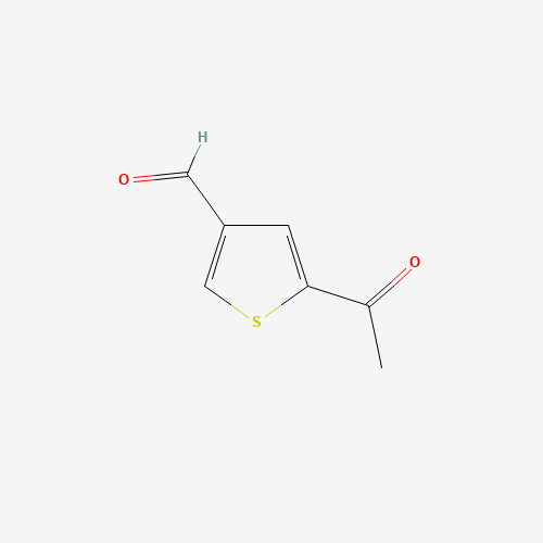 5-acetylthiophene-3-carbaldehyde (CAS: 41907-99-7) - Chemical Structure and Molecular Formula 