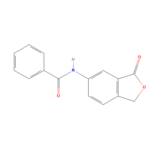 N-(3-oxo-1H-2-benzofuran-5-yl)benzamide (CAS: 873395-19-8) - Chemical Structure and Molecular Formula 