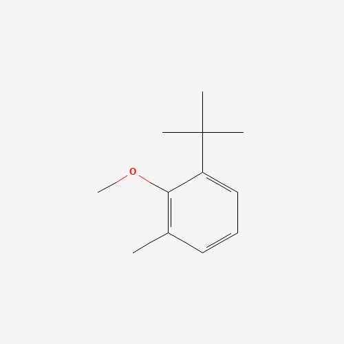 1-tert-butyl-2-methoxy-3-methylbenzene (CAS: 60772-80-7) - Chemical Structure and Molecular Formula 