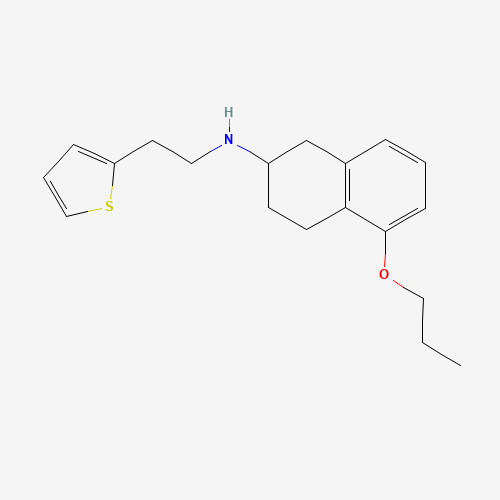 5-propoxy-N-(2-thiophen-2-ylethyl)-1,2,3,4-tetrahydronaphthalen-2-amine (CAS: 1268620-97-8) - Related Chemical Product