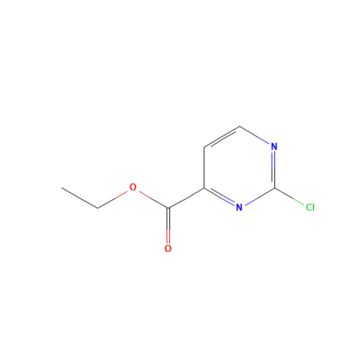 ethyl 2-chloropyrimidine-4-carboxylate (CAS: 1196152-00-7) - Chemical Structure and Molecular Formula 