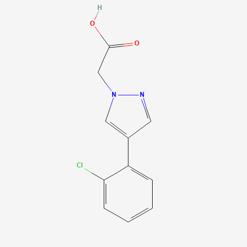 2-[4-(2-chlorophenyl)pyrazol-1-yl]acetic acid (CAS: 1268140-51-7) - Related Chemical Product