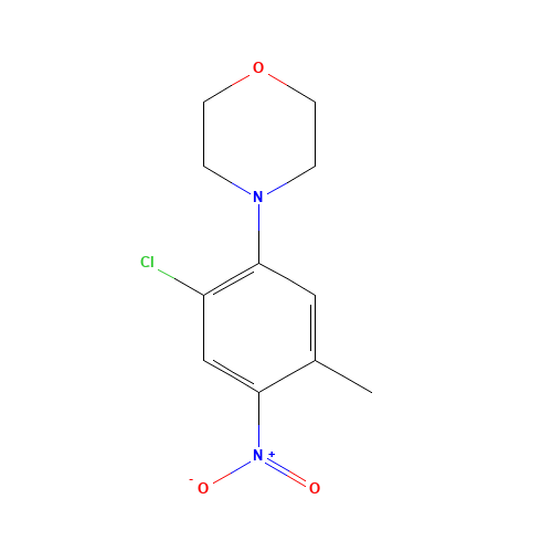 4-(2-chloro-5-methyl-4-nitrophenyl)morpholine (CAS: 685535-12-0) - Chemical Structure and Molecular Formula 