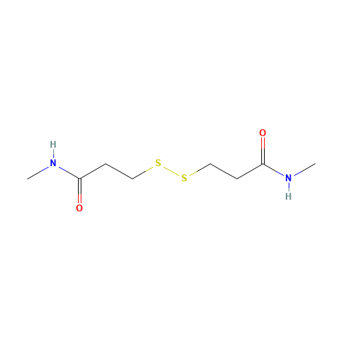 N-methyl-3-[[3-(methylamino)-3-oxopropyl]disulfanyl]propanamide (CAS: 999-72-4) - Related Chemical Product