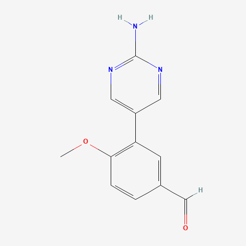 3-(2-aminopyrimidin-5-yl)-4-methoxybenzaldehyde (CAS: 1111104-86-9) - Related Chemical Product