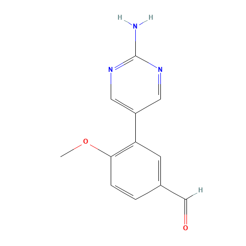 3-(2-aminopyrimidin-5-yl)-4-methoxybenzaldehyde (CAS: 1111104-86-9) - Related Chemical Product