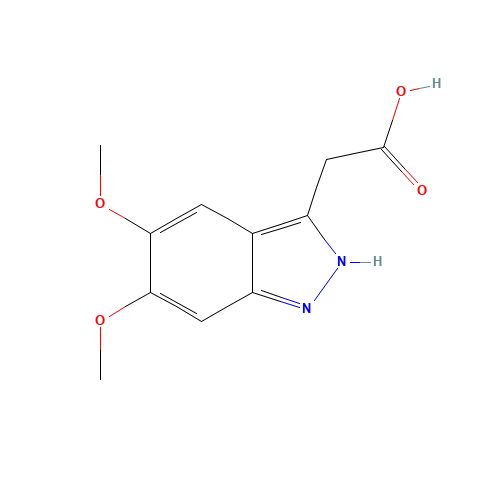 2-(5,6-dimethoxy-2H-indazol-3-yl)acetic acid (CAS: 199533-43-2) - Related Chemical Product