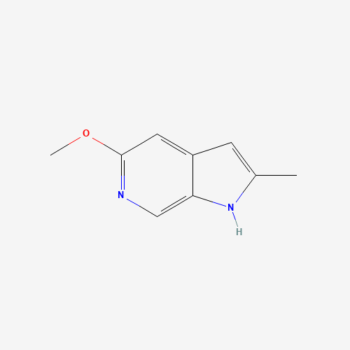 5-methoxy-2-methyl-1H-pyrrolo[2,3-c]pyridine (CAS: 1097839-70-7) - Chemical Structure and Molecular Formula 