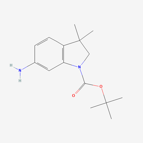 tert-butyl 6-amino-3,3-dimethyl-2H-indole-1-carboxylate (CAS: 1049677-43-1) - Related Chemical Product