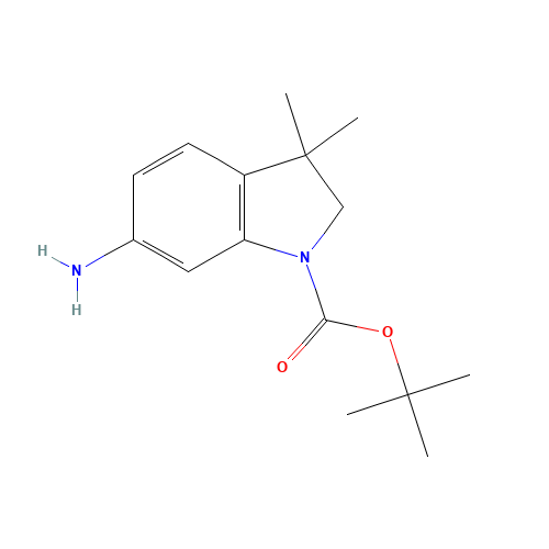 tert-butyl 6-amino-3,3-dimethyl-2H-indole-1-carboxylate (CAS: 1049677-43-1) - Related Chemical Product