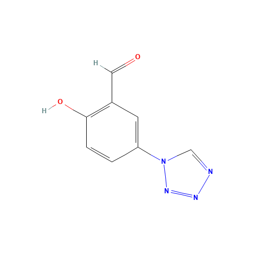 2-hydroxy-5-(tetrazol-1-yl)benzaldehyde (CAS: 168266-93-1) - Related Chemical Product