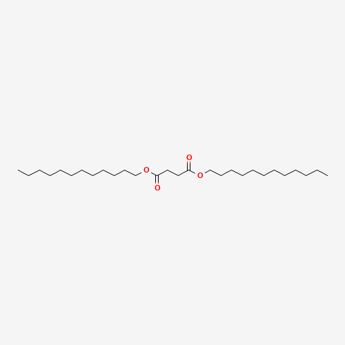 didodecyl butanedioate (CAS: 5980-15-4) - Chemical Structure and Molecular Formula 