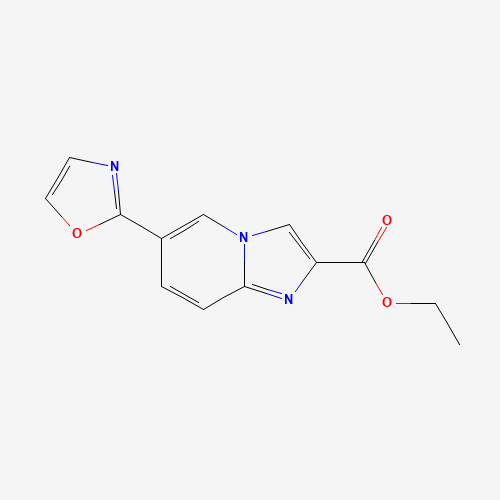 ethyl 6-(1,3-oxazol-2-yl)imidazo[1,2-a]pyridine-2-carboxylate (CAS: 1167626-86-9) - Related Chemical Product