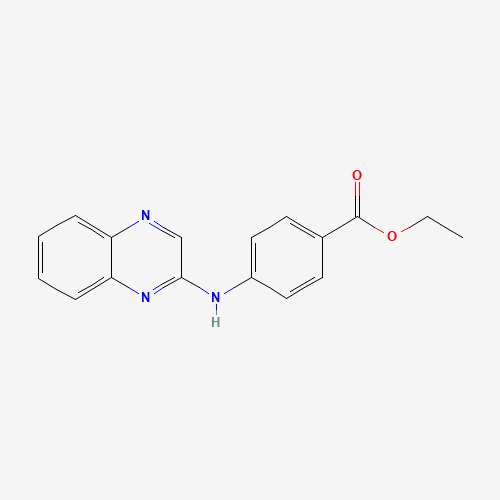 ethyl 4-(quinoxalin-2-ylamino)benzoate (CAS: 361390-39-8) - Related Chemical Product