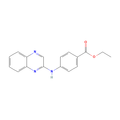 ethyl 4-(quinoxalin-2-ylamino)benzoate (CAS: 361390-39-8) - Related Chemical Product