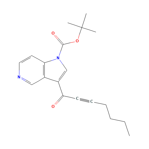 tert-butyl 3-hept-2-ynoylpyrrolo[3,2-c]pyridine-1-carboxylate (CAS: 1050373-54-0) - Related Chemical Product