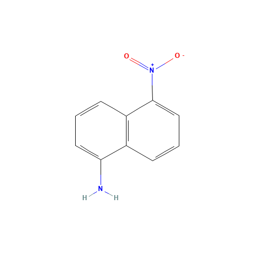 5-nitronaphthalen-1-amine (CAS: 3272-91-1) - Chemical Structure and Molecular Formula 