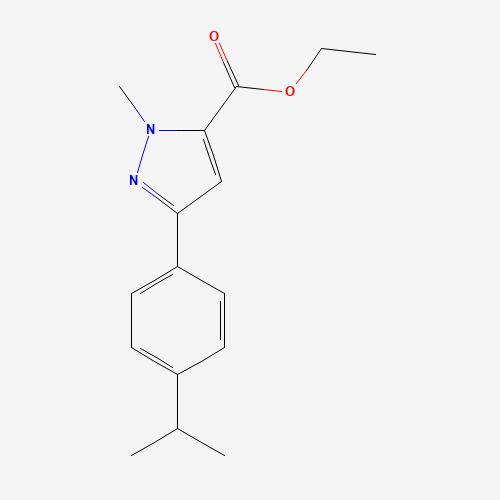 ethyl 2-methyl-5-(4-propan-2-ylphenyl)pyrazole-3-carboxylate (CAS: 852815-00-0) - Related Chemical Product
