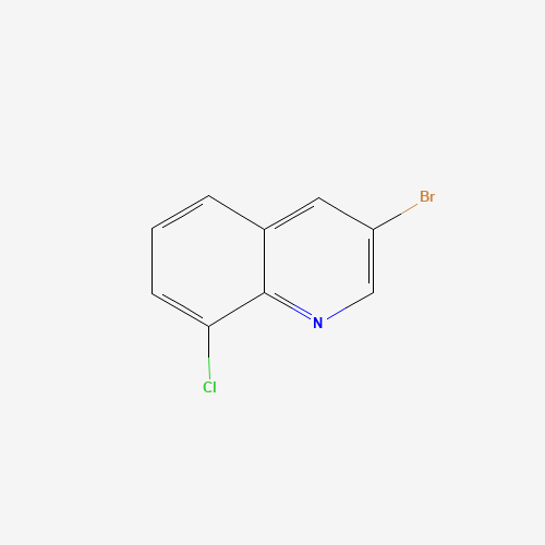 3-bromo-8-chloroquinoline (CAS: 205111-94-0) - Chemical Structure and Molecular Formula 