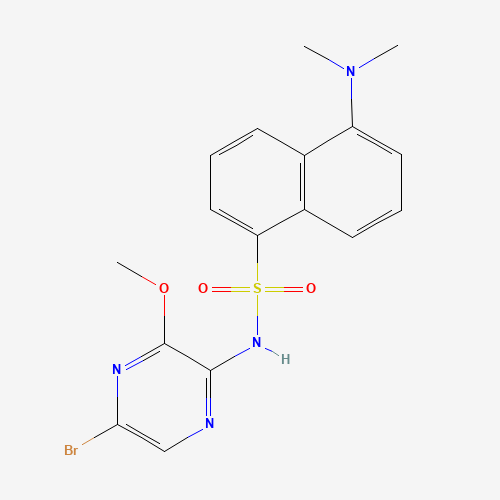 N-(5-bromo-3-methoxypyrazin-2-yl)-5-(dimethylamino)naphthalene-1-sulfonamide (CAS: 173253-41-3) - Related Chemical Product