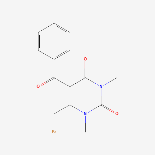 5-benzoyl-6-(bromomethyl)-1,3-dimethylpyrimidine-2,4-dione (CAS: 443667-38-7) - Related Chemical Product
