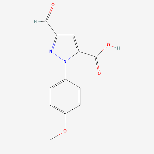 5-formyl-2-(4-methoxyphenyl)pyrazole-3-carboxylic acid (CAS: 218631-82-4) - Related Chemical Product