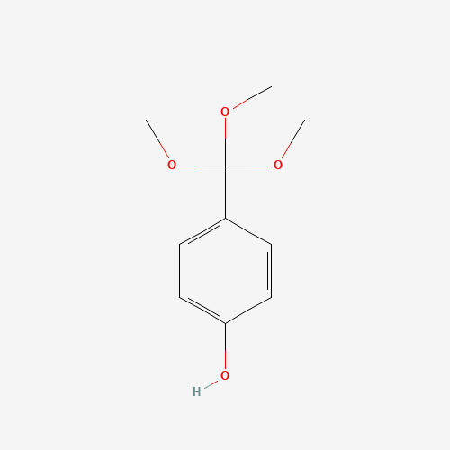4-(trimethoxymethyl)phenol (CAS: 27689-95-8) - Chemical Structure and Molecular Formula 