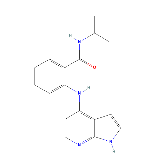 N-propan-2-yl-2-(1H-pyrrolo[2,3-b]pyridin-4-ylamino)benzamide (CAS: 1265225-90-8) - Related Chemical Product
