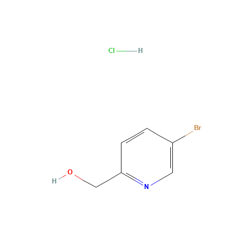 (5-bromopyridin-2-yl)methanol;hydrochloride (CAS: 31181-82-5) - Chemical Structure and Molecular Formula 