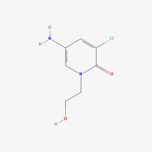 5-amino-3-chloro-1-(2-hydroxyethyl)pyridin-2-one (CAS: 1441737-95-6) - Related Chemical Product