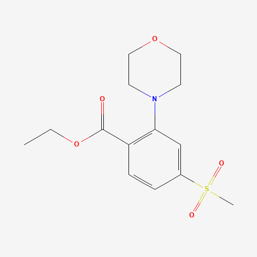 ethyl 4-methylsulfonyl-2-morpholin-4-ylbenzoate (CAS: 1354940-64-9) - Related Chemical Product