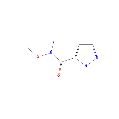 N-methoxy-N,2-dimethylpyrazole-3-carboxamide (CAS: 1339452-16-2) - Related Chemical Product