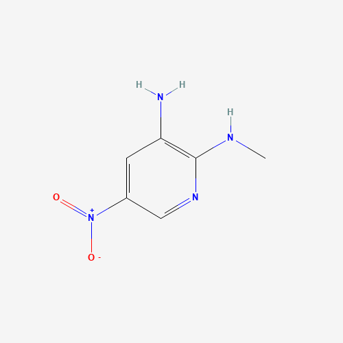 2-N-methyl-5-nitropyridine-2,3-diamine (CAS: 19303-73-2) - Chemical Structure and Molecular Formula 