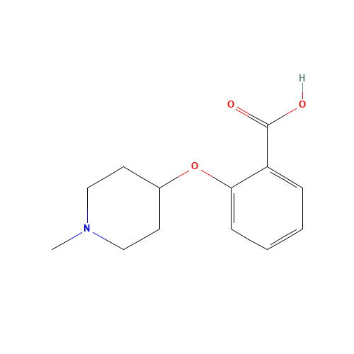 2-(1-methylpiperidin-4-yl)oxybenzoic acid (CAS: 1181239-19-9) - Related Chemical Product