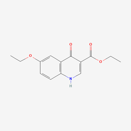 ethyl 6-ethoxy-4-oxo-1H-quinoline-3-carboxylate (CAS: 303121-08-6) - Chemical Structure and Molecular Formula 