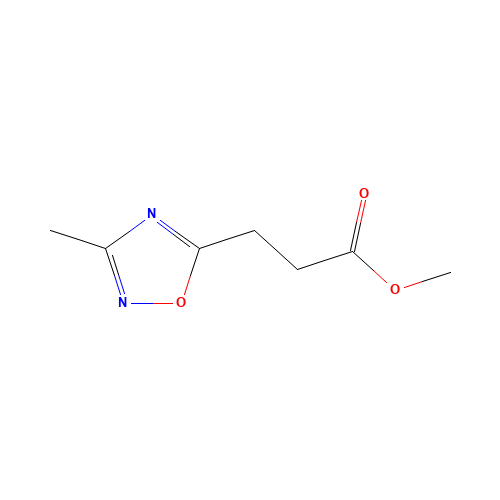 methyl 3-(3-methyl-1,2,4-oxadiazol-5-yl)propanoate (CAS: 321392-78-3) - Related Chemical Product