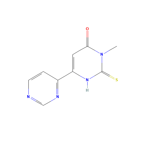 3-methyl-6-pyrimidin-4-yl-2-sulfanylidene-1H-pyrimidin-4-one (CAS: 503860-53-5) - Related Chemical Product