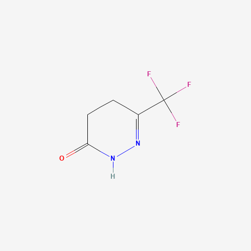 3-(trifluoromethyl)-4,5-dihydro-1H-pyridazin-6-one (CAS: 628332-15-0) - Chemical Structure and Molecular Formula 
