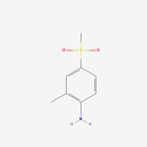 2-methyl-4-methylsulfonylaniline (CAS: 252562-00-8) - Chemical Structure and Molecular Formula 