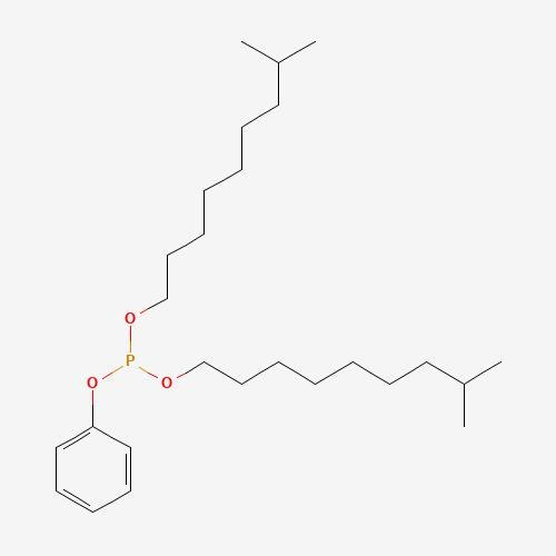 bis(8-methylnonyl) phenyl phosphite (CAS: 25550-98-5) - Chemical Structure and Molecular Formula 
