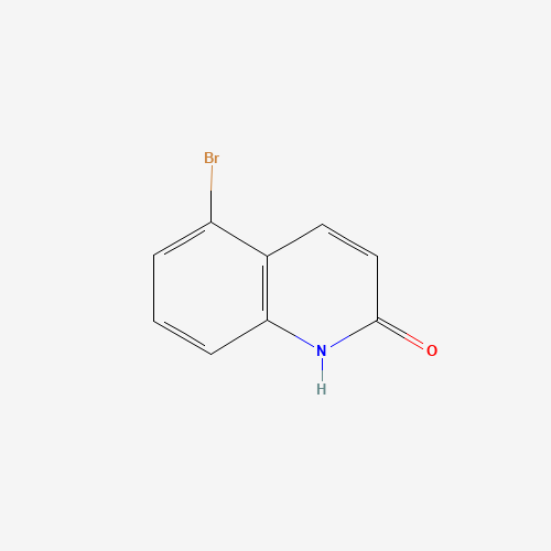 5-bromo-1H-quinolin-2-one (CAS: 99465-09-5) - Chemical Structure and Molecular Formula 