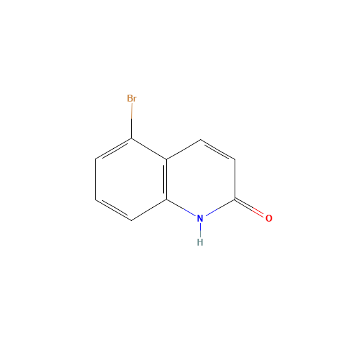5-bromo-1H-quinolin-2-one (CAS: 99465-09-5) - Chemical Structure and Molecular Formula 