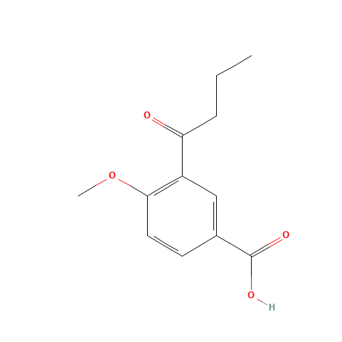3-butanoyl-4-methoxybenzoic acid (CAS: 258273-25-5) - Related Chemical Product