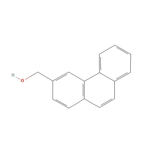 phenanthren-3-ylmethanol (CAS: 22863-78-1) - Chemical Structure and Molecular Formula 