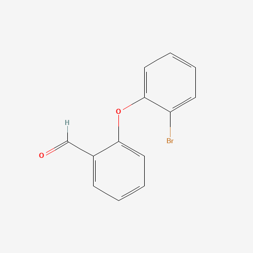 2-(2-bromophenoxy)benzaldehyde (CAS: 1020959-71-0) - Chemical Structure and Molecular Formula 