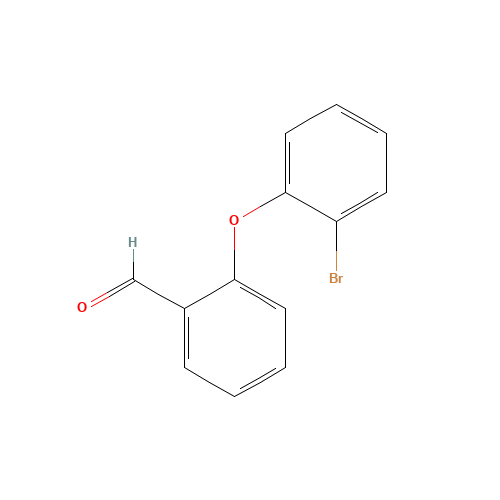 2-(2-bromophenoxy)benzaldehyde (CAS: 1020959-71-0) - Chemical Structure and Molecular Formula 